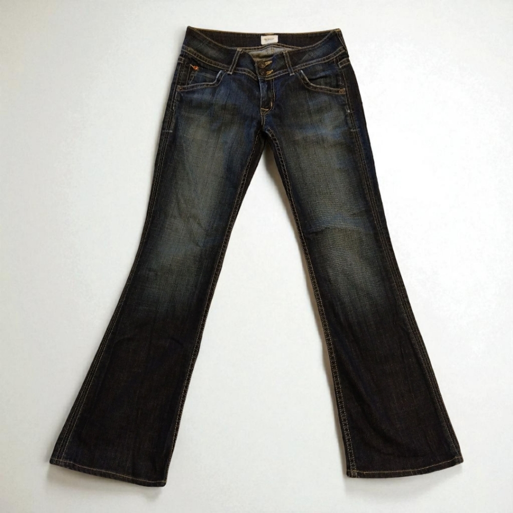 Hudson Jeans Dark Blue Flare Leg Denim